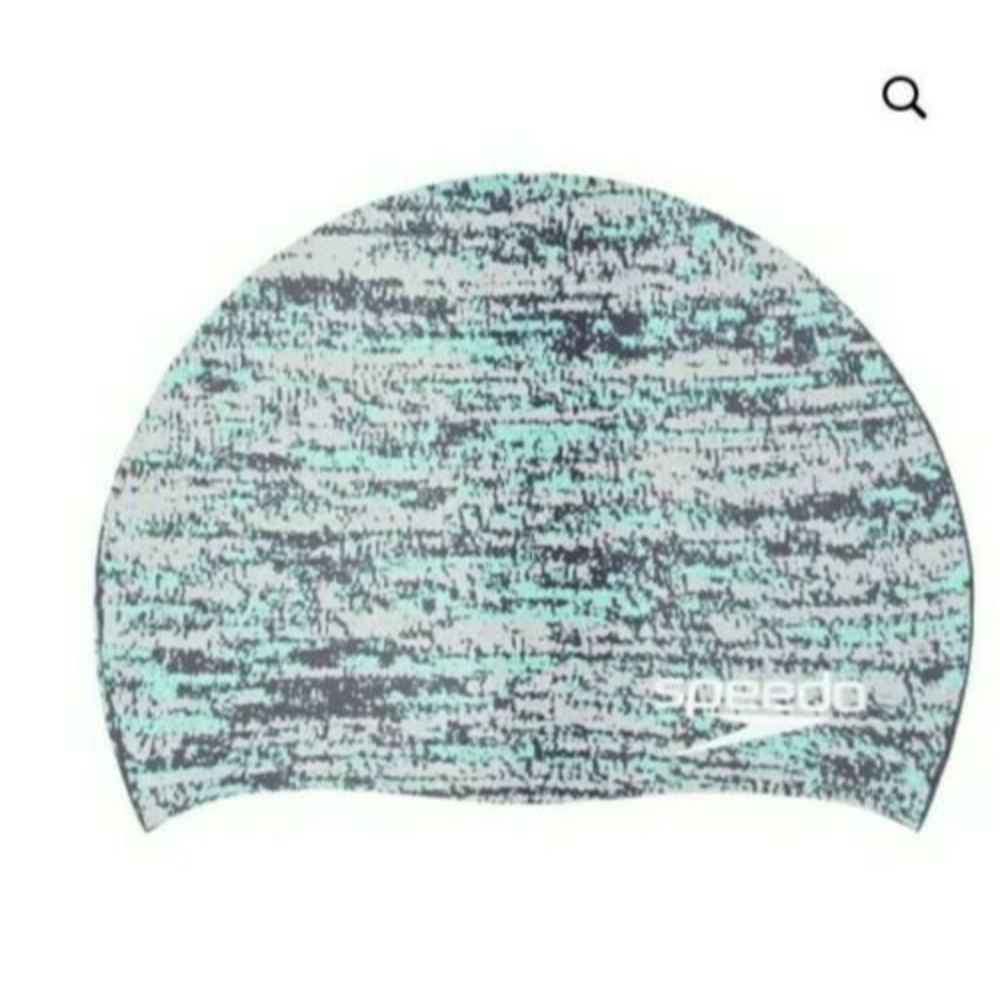 New in Box SPEEDO REMIX Cap One Size Silicone Deep Teal Latex Free Swim